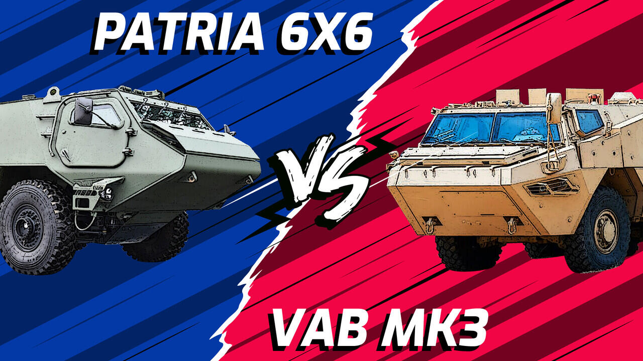 Patria 6x6 vs Arquus VAB Mk3 | Military Comparison