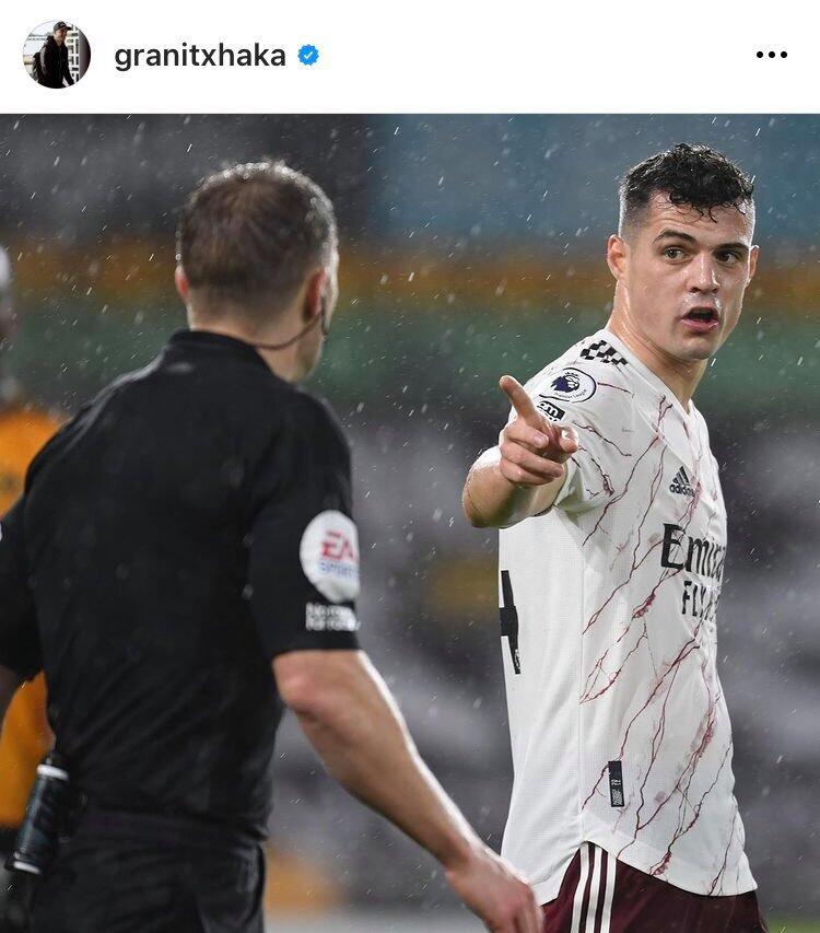 Xhaka unggah foto kekesalannya di Instagram, eh dihapus lagi