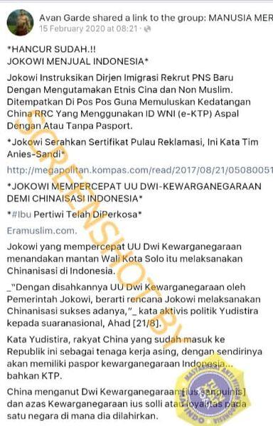 Jokowi Menjual Indonesia