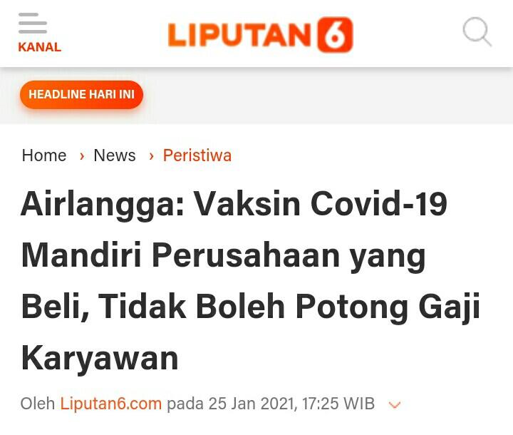 Aturan Vaksin Mandiri dan Rapid Antigen Akan Masuk Permenkes