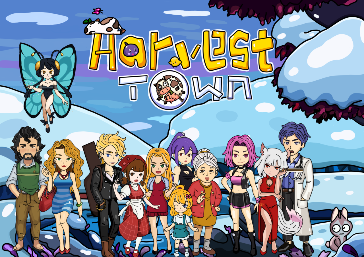 Nostalgia game jadul dengan HARVEST TOWN