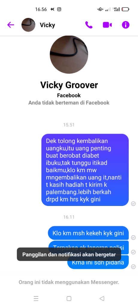 KELANJUTAN SALAH TRANSFER SESAMA BRI Mari MASUK