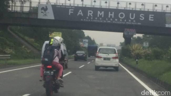 Kendaraan Roda Dua Masuk Jalan Tol, Hukumannya Denda Rp 500 Ribu