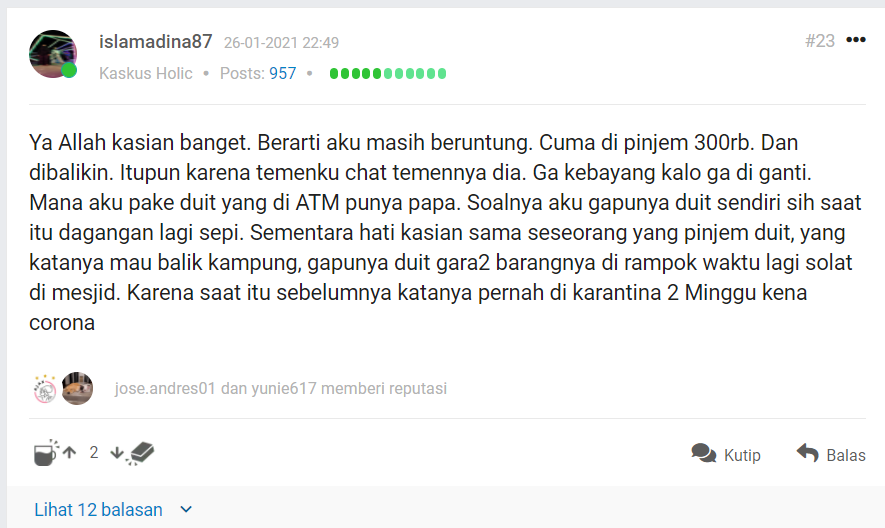 Parah! Ada Kaskuser SFTH Ternyata Tukang Tipu Gan!! Apakah Black Panda Versi 2?