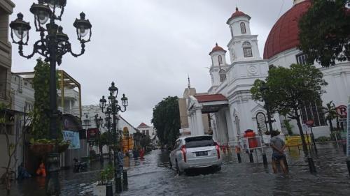 Bak Kota Venesia di Italia, Ini Penampakan Banjir Semarang