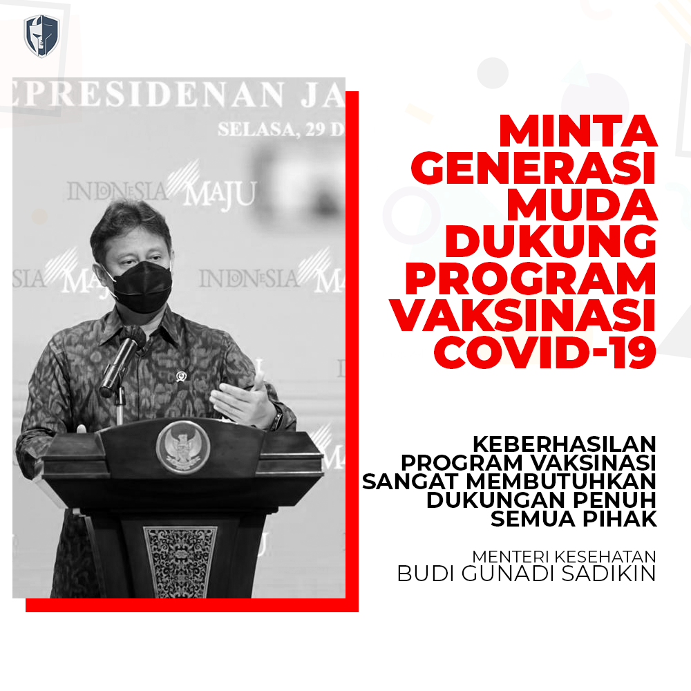 Menkes Minta Generasi Muda Dukung Program Vaksinasi Covid-19