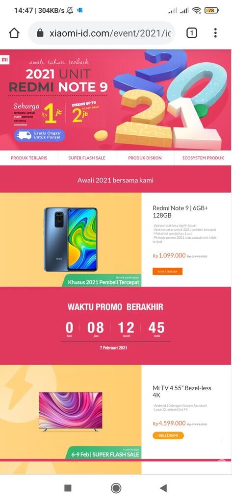 Hati-hati iklan FB Xiaomi-id.com
