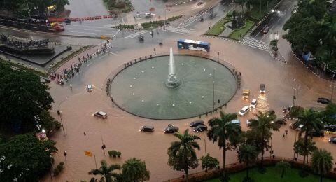 Jakarta Banjir Hari Ini, 13 Wilayah Kebanjiran Sampai 1,5 Meter