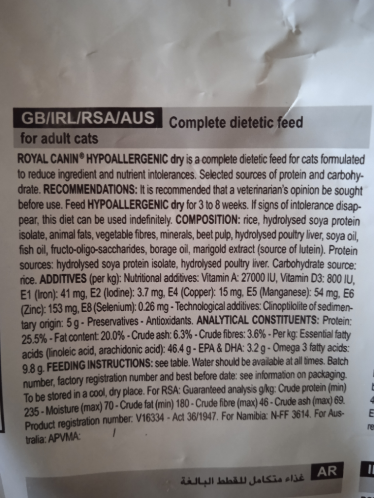 Review Royal Canin Hippoalergenic