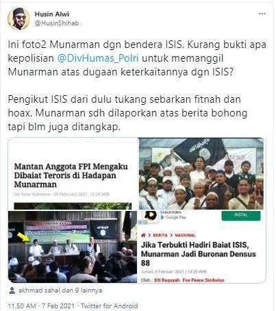 Lagi, Satu Persatu Terduga Teroris Mengaku Pembaiatan Dihadiri Munarman