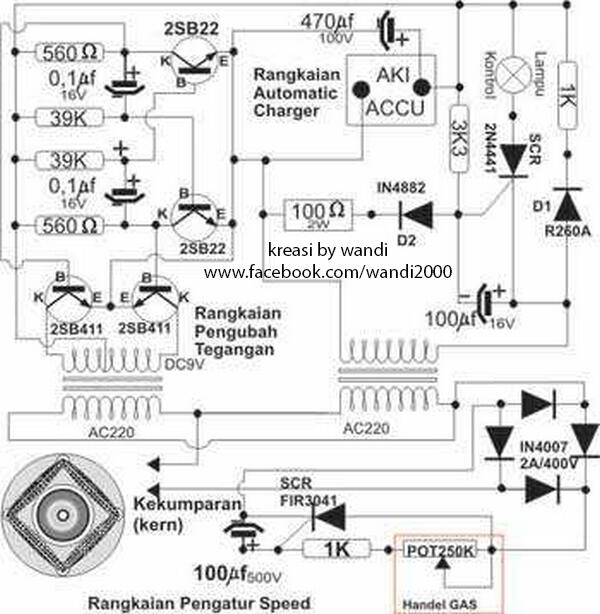 MERUBAH ARUS DC ke AC UNTUK MATIC