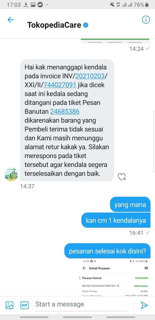 tokopedia menyudutkan penjual mengenai jualan dan garansi