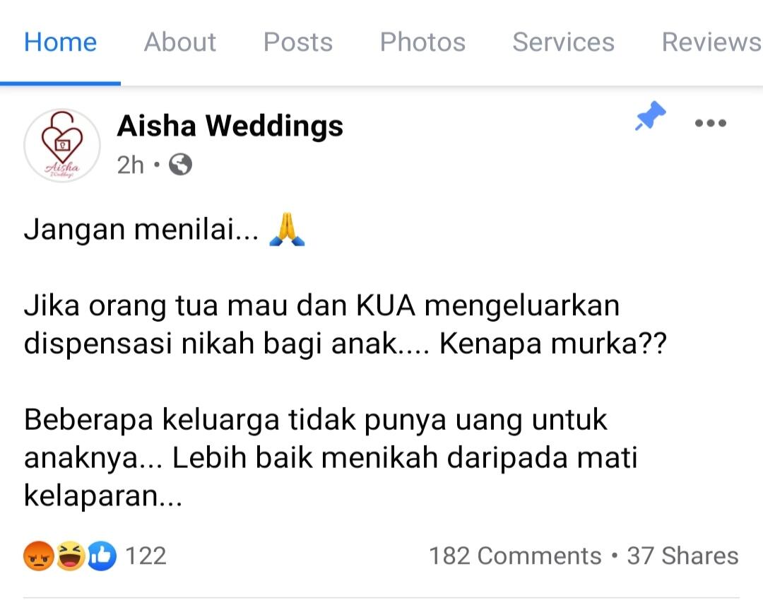 KPAI Sebut Aisha Weddings Langgar UU Perkawinan, Tawarkan Nikah Usia 12-21 Tahun