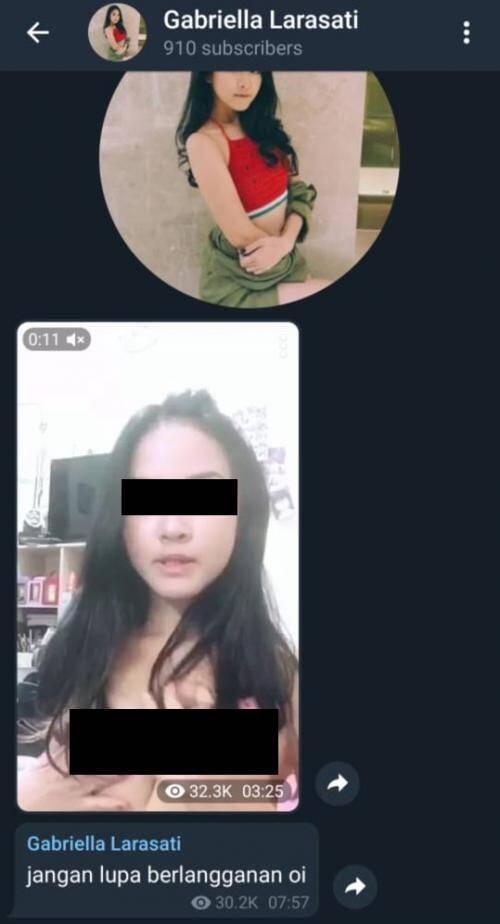 Nama Artis Gabriella Larasati Terseret, Akibat Video Syur 14 Detik

