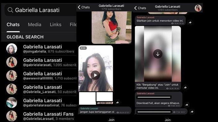 Nama Artis Gabriella Larasati Terseret, Akibat Video Syur 14 Detik

