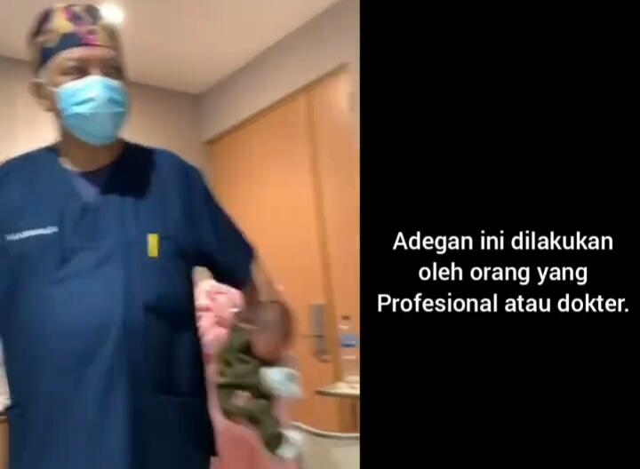 Ngeri, Aksi Dokter Mengayun Bayi Baru Lahir Gunakan Satu Tangan! Apakah Manfaatnya?