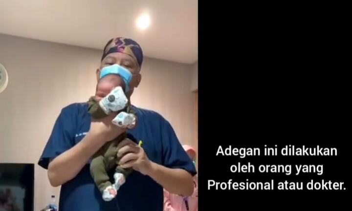 Ngeri, Aksi Dokter Mengayun Bayi Baru Lahir Gunakan Satu Tangan! Apakah Manfaatnya?