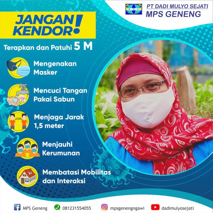 #PekerjaTangguhDMS Tetap Jalankan 5M di Bulan K3