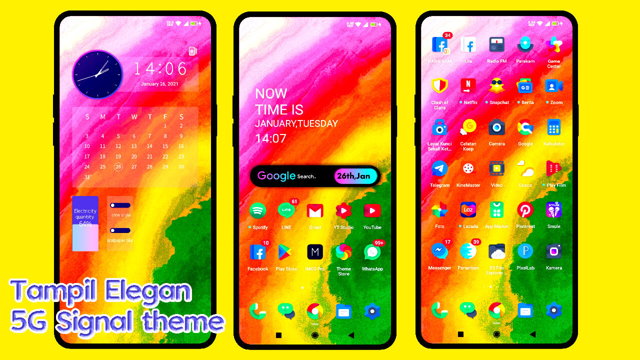 Download Tema Oppo Enix Theme 5G Terbaru All Versi ColorOs