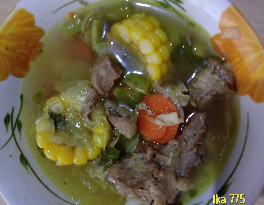 Sup Daging Jagung Manis
