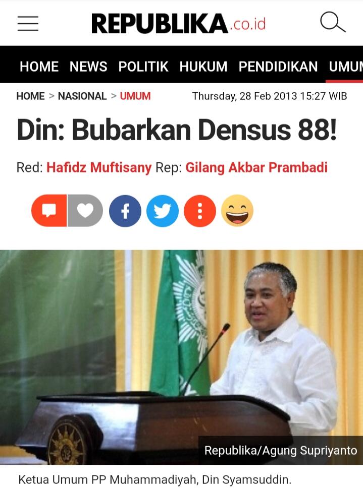 Ketua PBNU: Saya Belum Bisa Temukan Contoh Konkret Din Syamsuddin Radikal