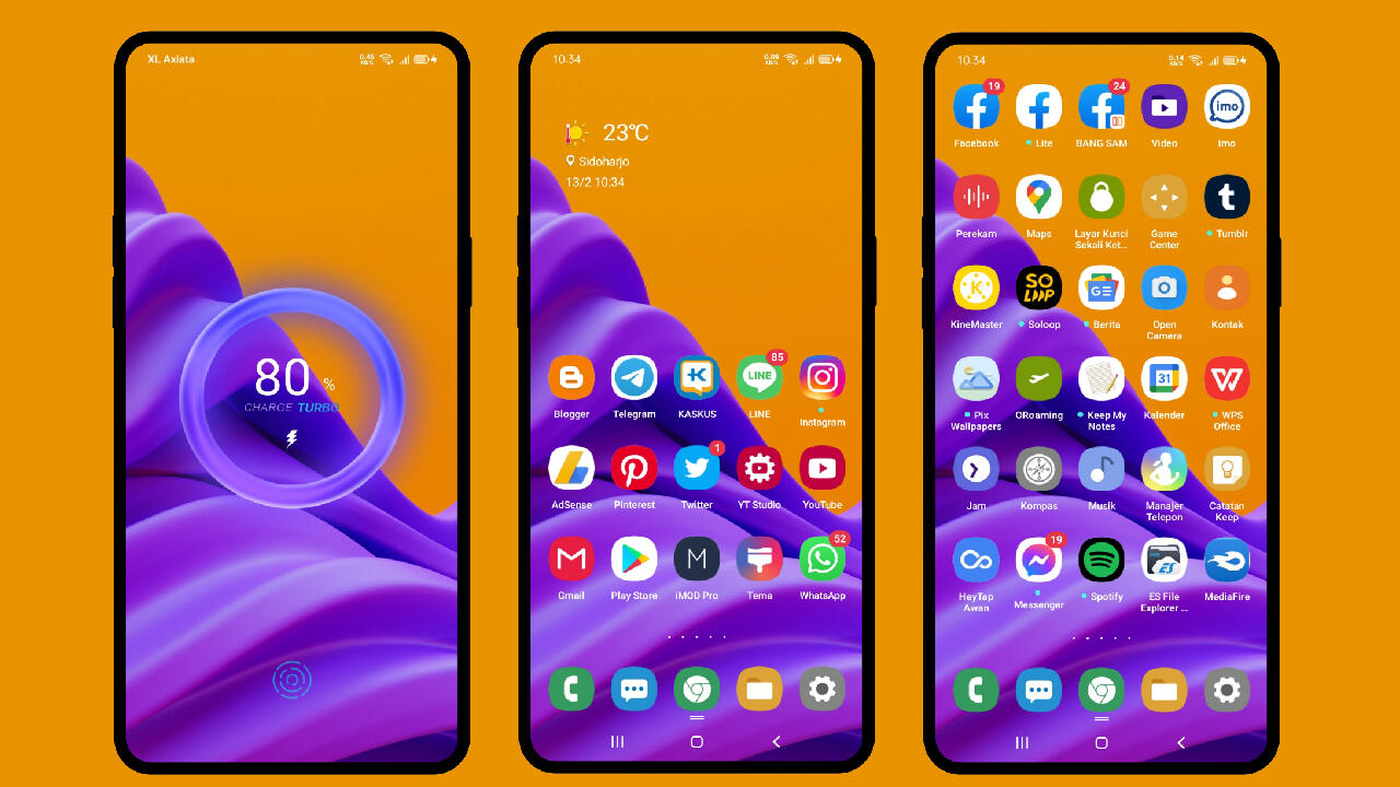 Download Mudah Tema Samsung Galaxy F62 For Realme UI,5i,Realme 6,6 Pro,C3,C11