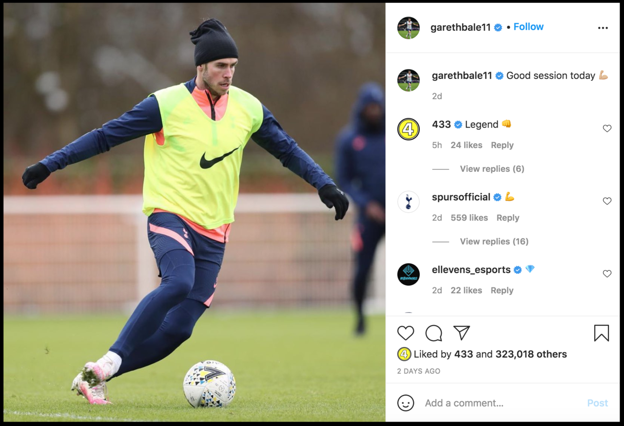 Gareth Bale Bohong di Instagram, Mourinho Kesal
