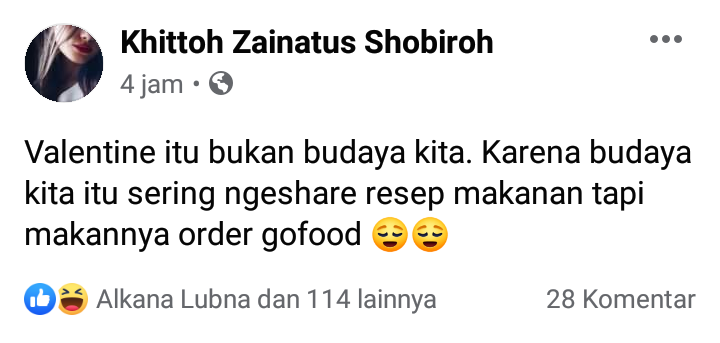 Lagi Trending! Ini Deretan Status &quot;Valentine Bukan Budaya Kita&quot;, Kocak Abis!