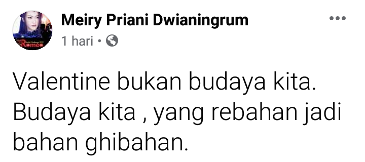 Lagi Trending! Ini Deretan Status &quot;Valentine Bukan Budaya Kita&quot;, Kocak Abis!