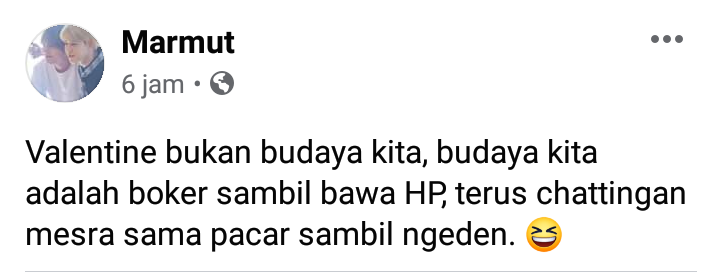 Lagi Trending! Ini Deretan Status &quot;Valentine Bukan Budaya Kita&quot;, Kocak Abis!