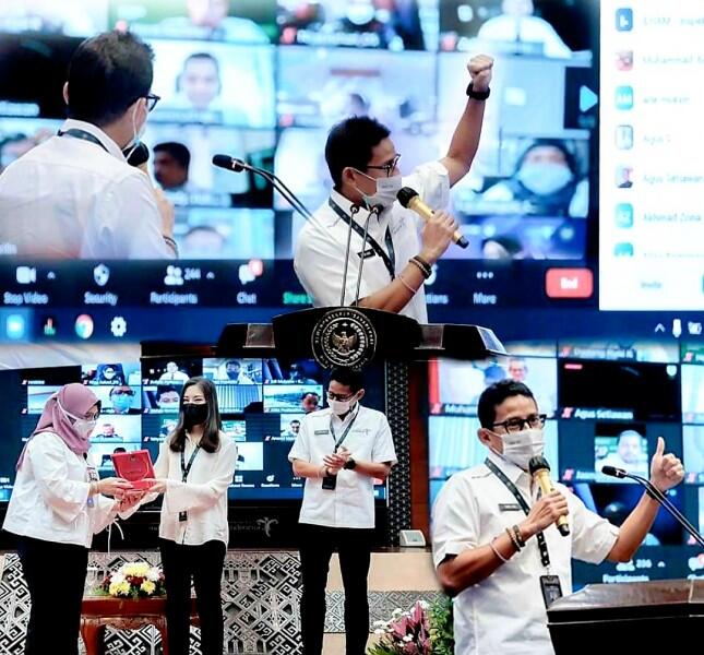 Ogah Ada Praktik Korupsi di Kemenparekraf, Sandi Gandeng KPK! Netizen: Mantap Bang...
