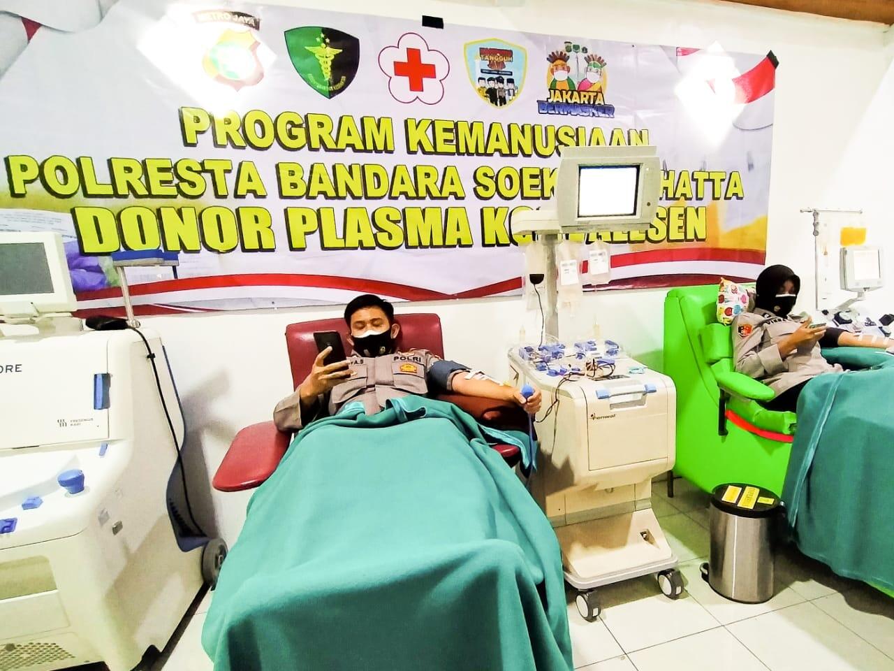 Polresta Bandara Soetta Donor Plasma Konvalesen