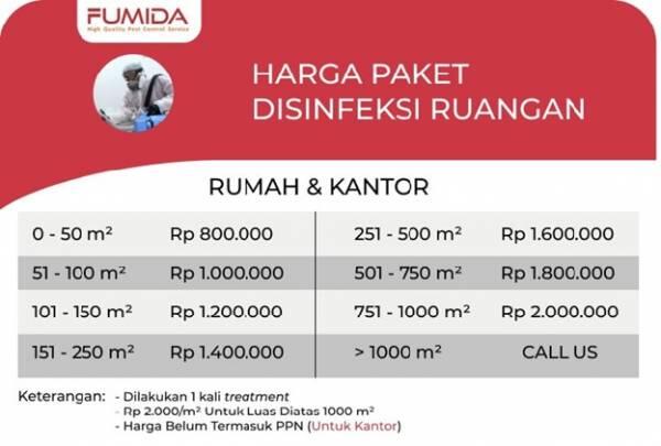 Jasa Semprot Disinfektan Bandung Terbaik? Pilih Fumida Aja