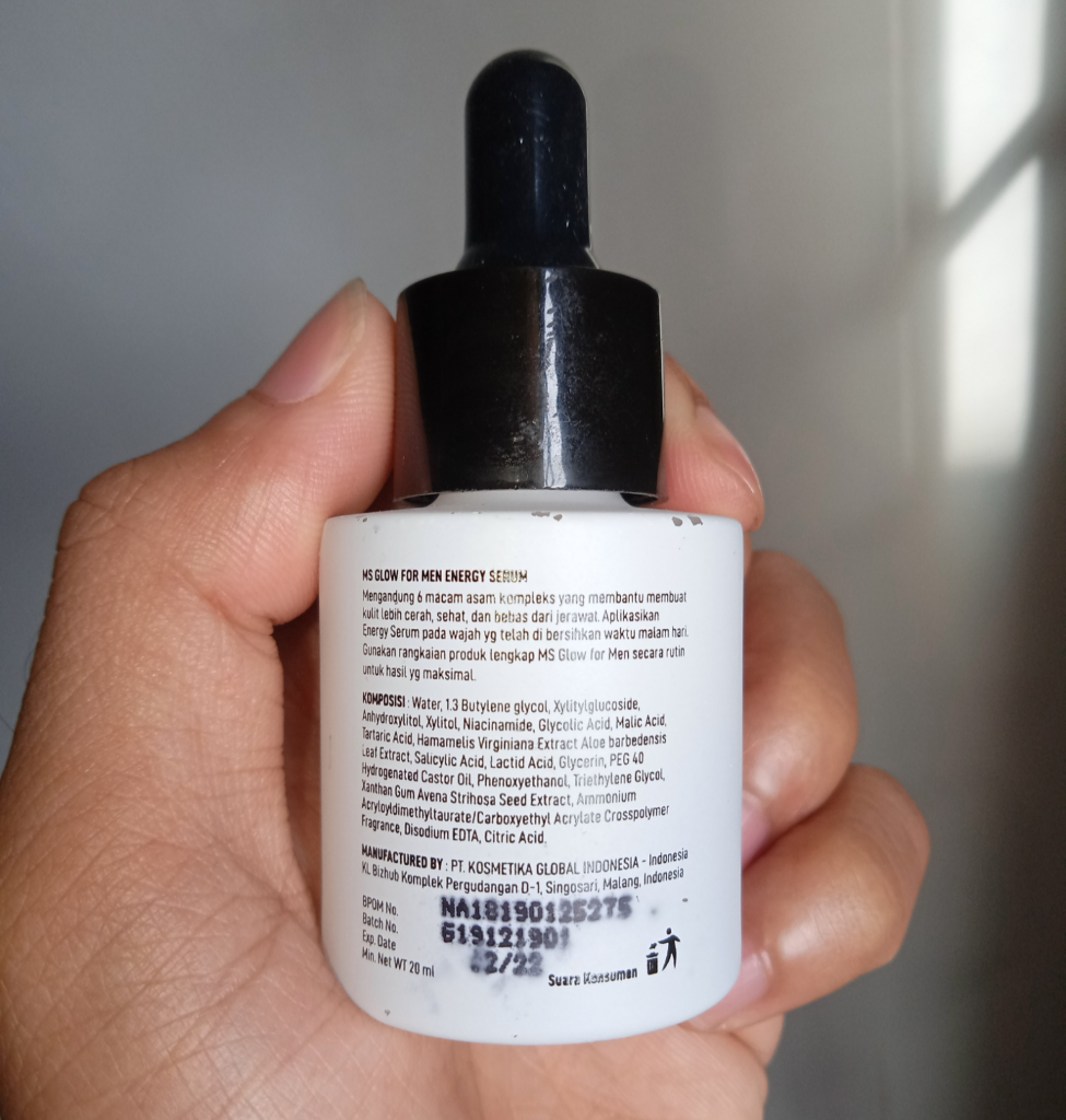 Atasi Jerawat dengan MS Glow For Men Power Serum, Begini Cara Pemakaian Ane Gan!