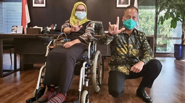 Lewat Pengembangan Produk, Menperin Agus Pastikan Penyandang Disabilitas Tersenyum