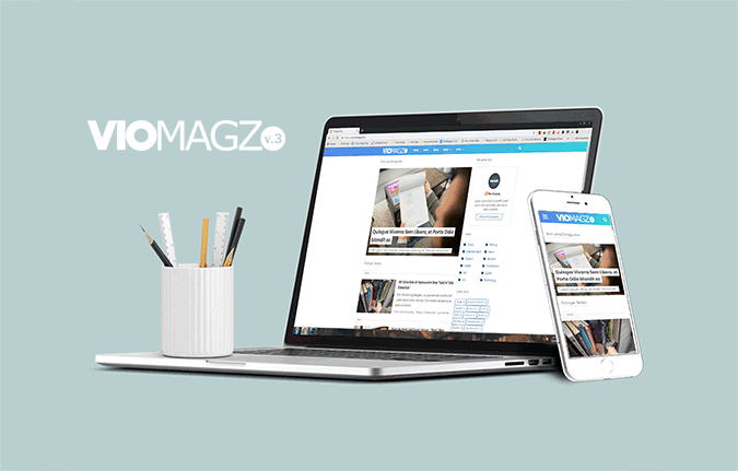 Viomagz 4.3.0-3 Templates Favorite Blogger dengan Fitur Terbaru 