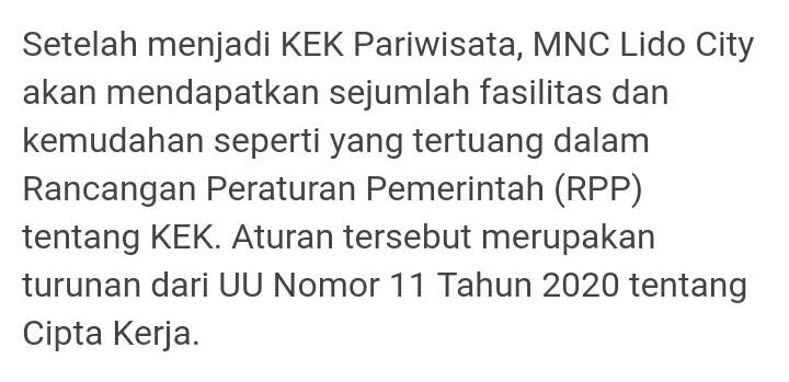 Proyek 'Disneyland' Hary Tanoe-Trump di Sukabumi Resmi Jadi KEK Pariwisata