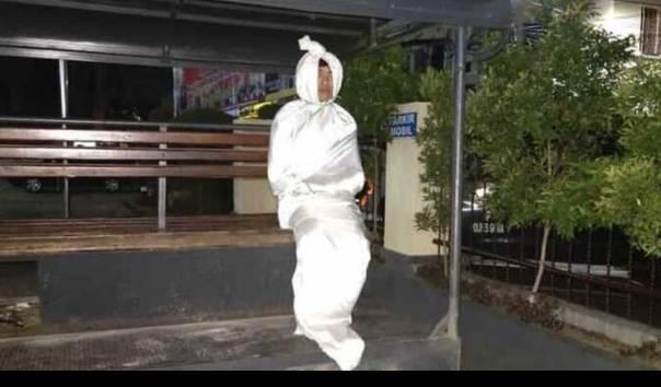 Viral Video Anjing Kejar Diduga Pocong, Polisi Turun Tangan