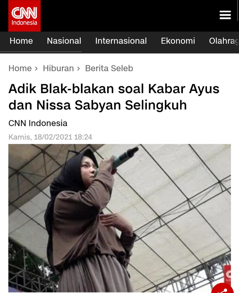 NiSSA SABIAN KENAPA SIH?