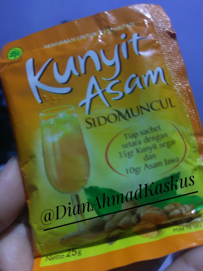 Menjaga Tubuh Tetap Bugar Di Saat Datang Bulan Dengan Kunyit Asam Sido Muncul. 