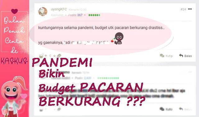 Emang iya,.. Pandemi Bikin Budget Pacaran Berkurang Drastis ???