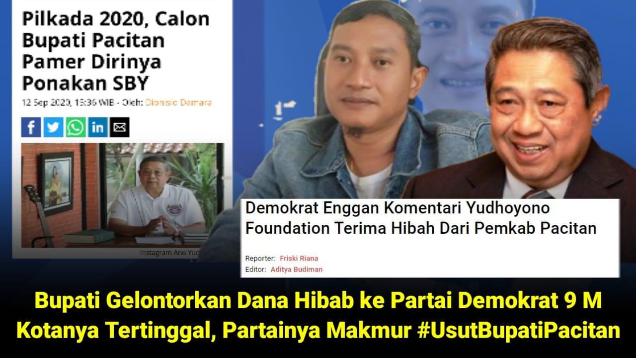 Demokrat Tuding Fitnah Buzzer,SBY Tak Pernah Minta Dana Hibah Bangun Museum diPacitan