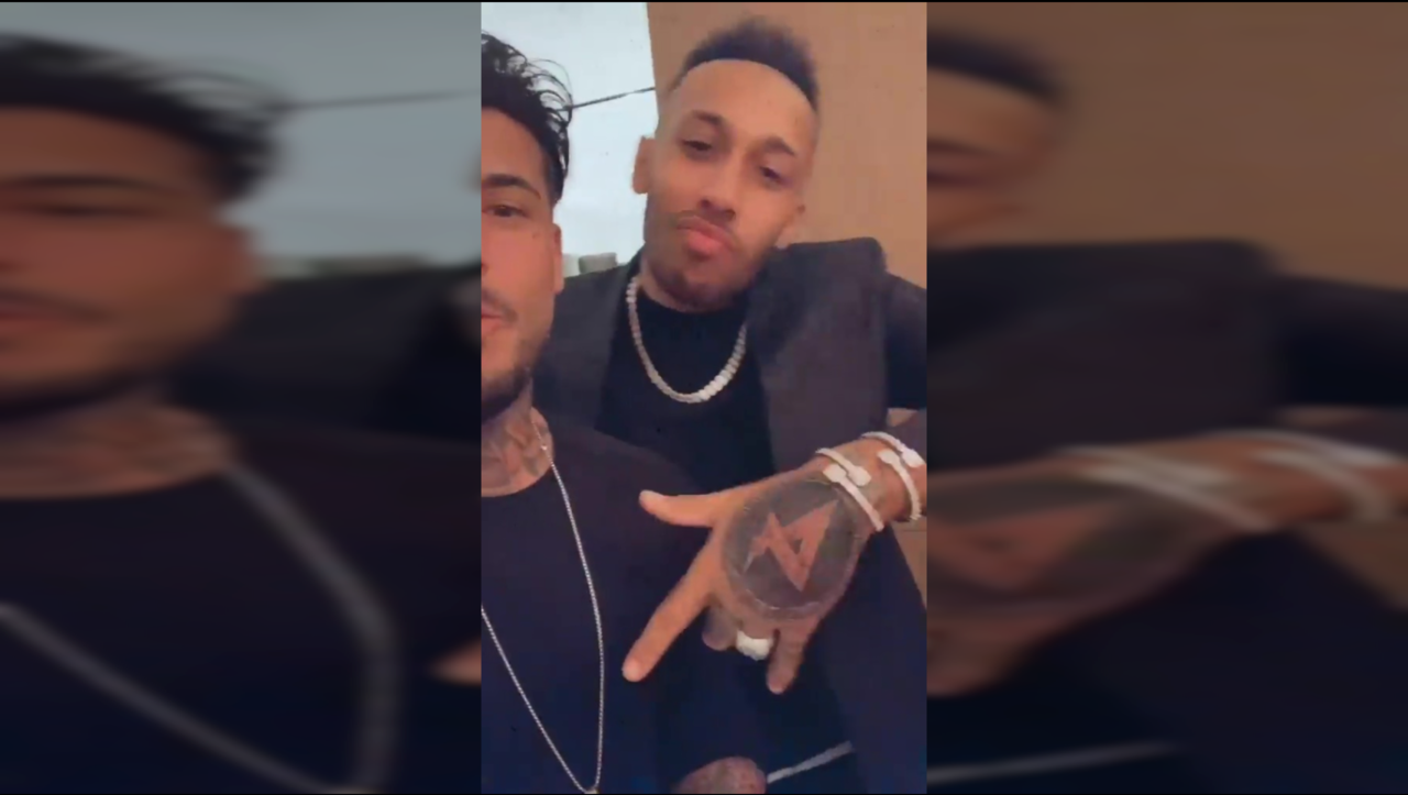 Arsenal akan Tegur Aubameyang Karena Bikin Tato Baru