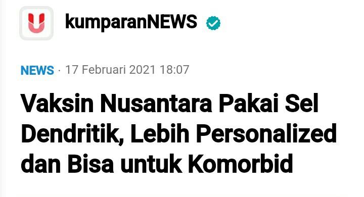 Antibodi Vaksin Nusantara Terawan Diklaim Tahan Seumur Hidup