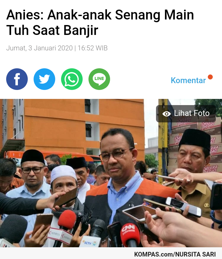 Hujan Lebat, Ini 13 Wilayah di Jakarta Terendam Banjir Setinggi 70 Cm