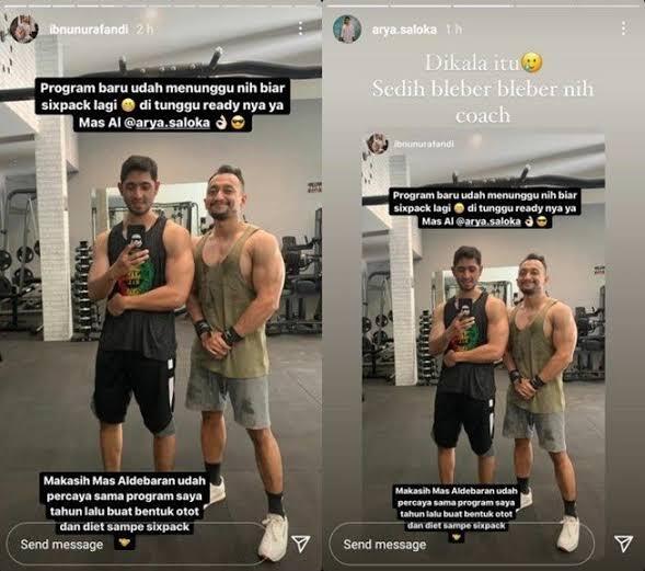 5 Aksi Arya Saloka Unjuk Otot Dan Body Bikin Netizen Resah Loh