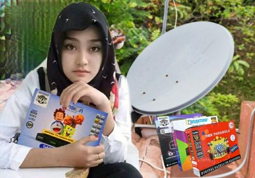 Pasang Antena Parabola Mini Channel Lengkap dan Bebas Bulanan