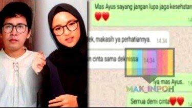 Terlihat Lugu Dan Manis, Isi Chat Nissa Dan Ayus Bikin Semua Kaget Dan Tak Menyangka