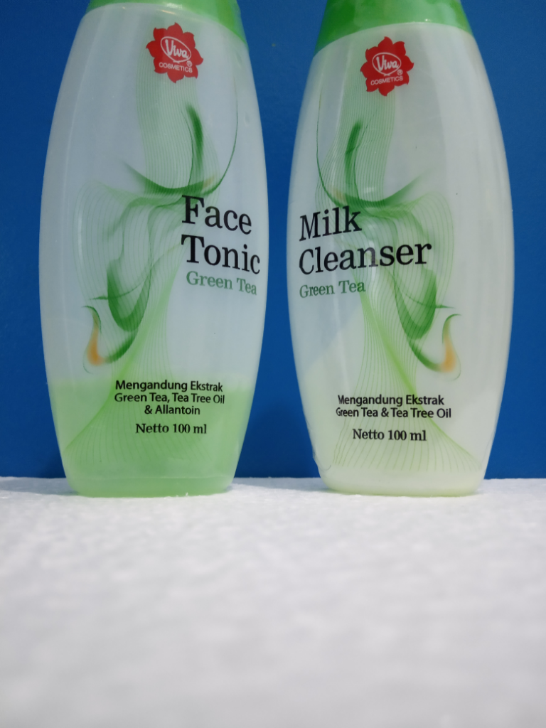 Rajin Mencuci Muka Pakai Viva Milk Cleanser &amp; Face Tonic Green Tea, Jerawat Pun Pergi