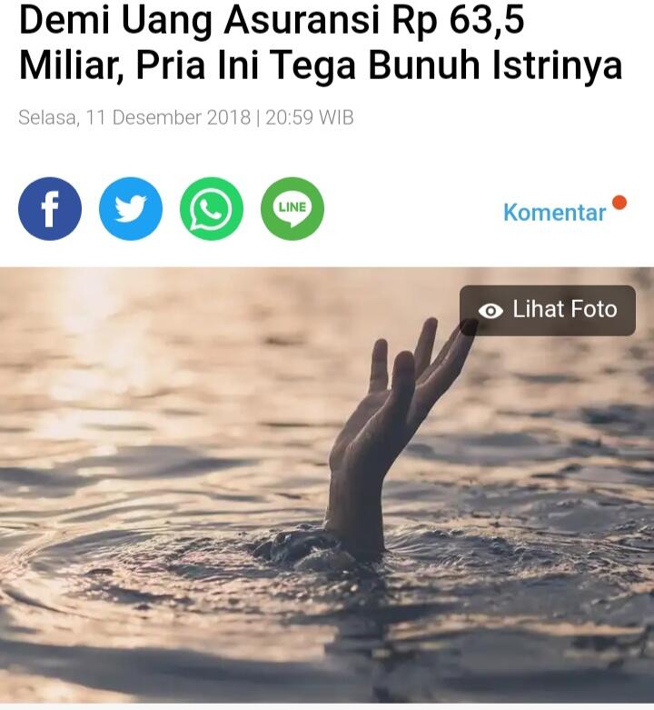 Terdaftar Dalam Asuransi Jiwa?
Awas Anda Bisa Mati Oleh Keluarga Sendiri!